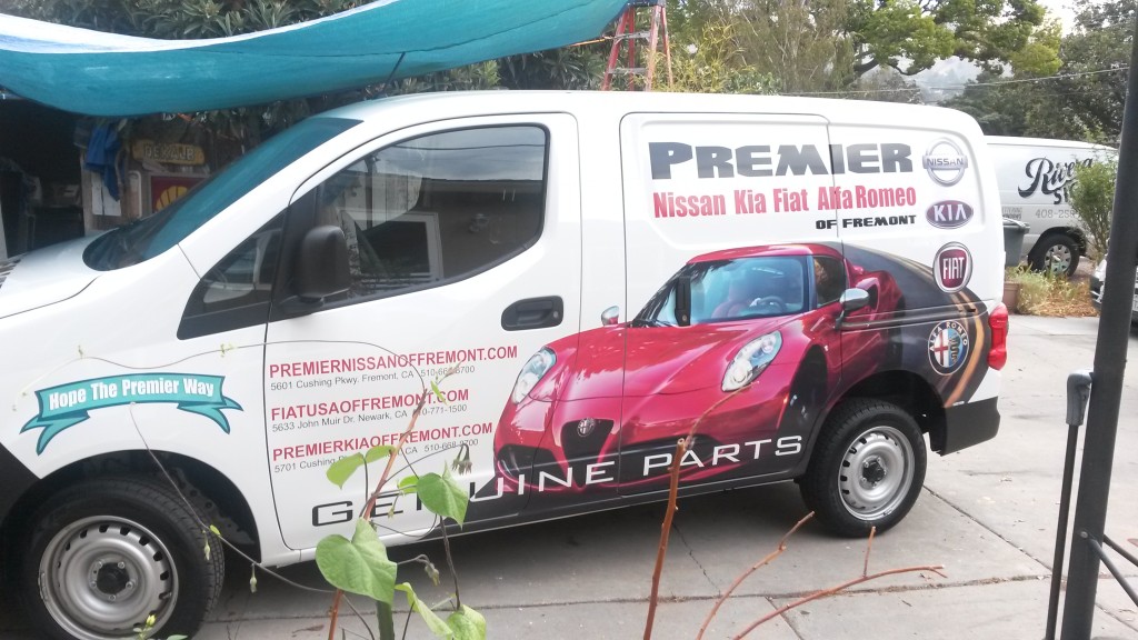 Nissan NV for premier Automotive of Fremont.